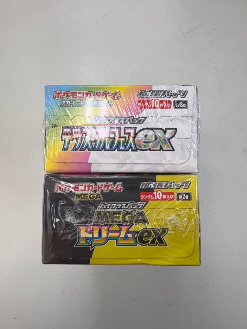 ポケモンカード　テラスタルフェスex MEGAドリームex シュリンク付き