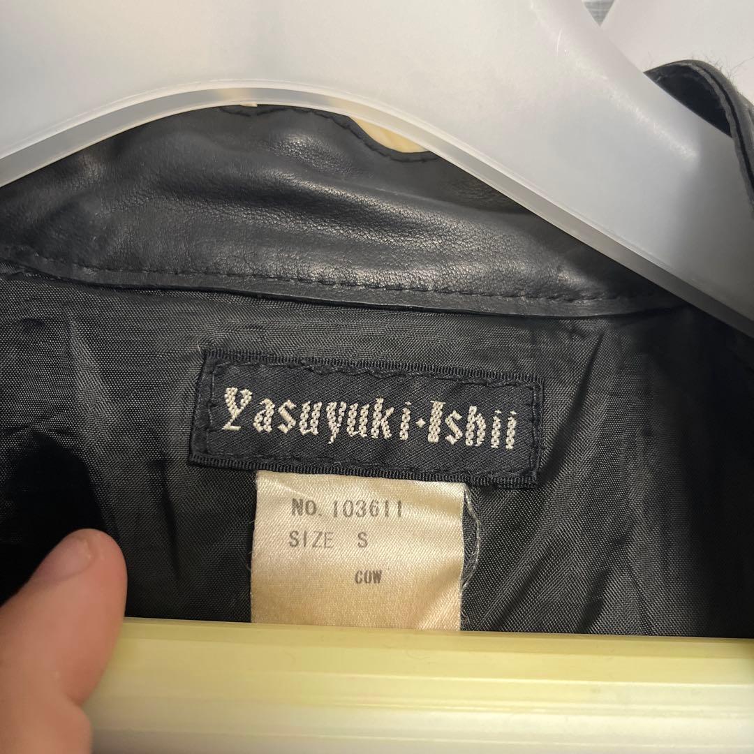 yasuyuki ishii 10周年アニバーサリーレザーブルゾンジャケット