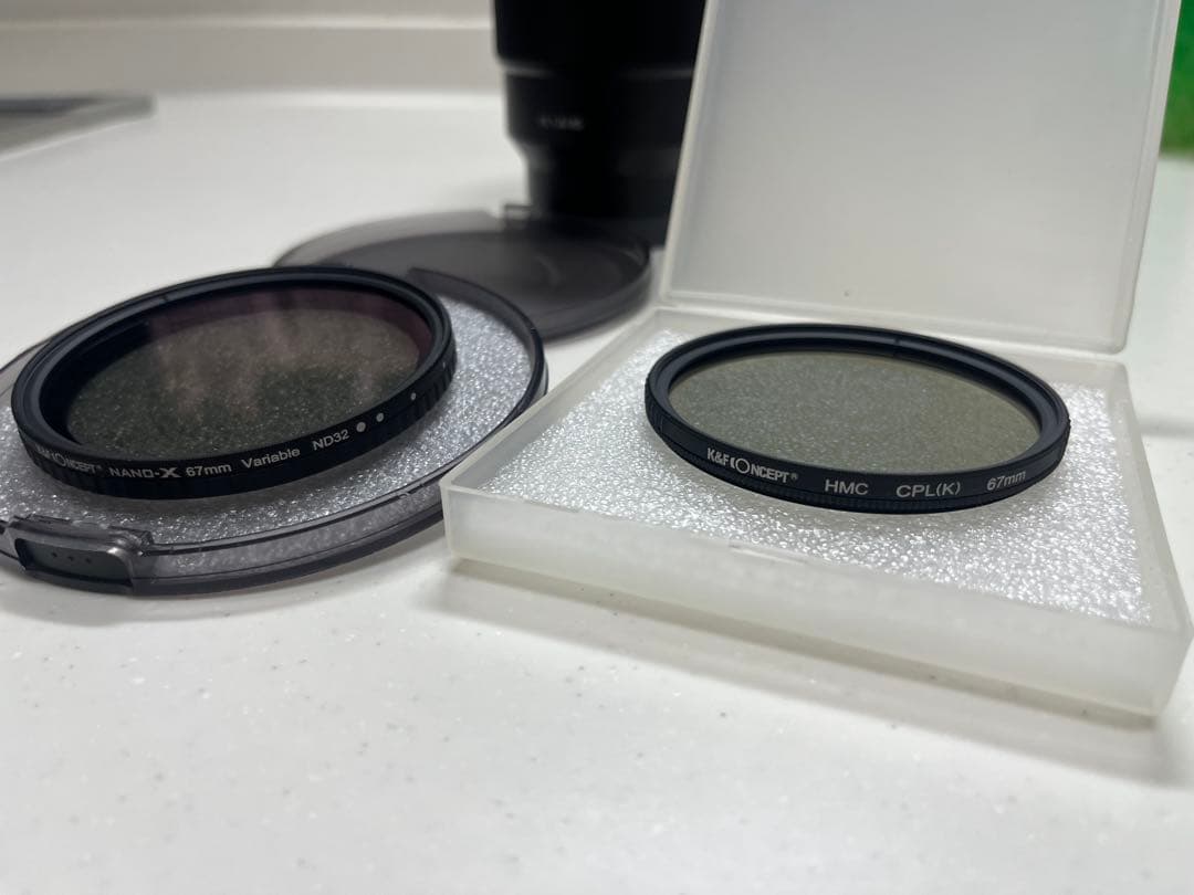 SONY 85mm f1.8 単焦点レンズ K&F製 ND CPL フィルター