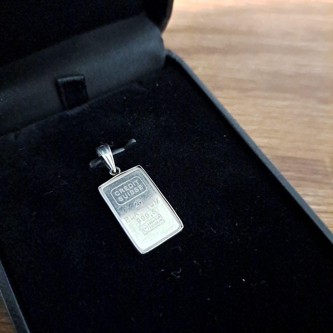 Credit Suisse プラチナペンダントトップ　999.5
