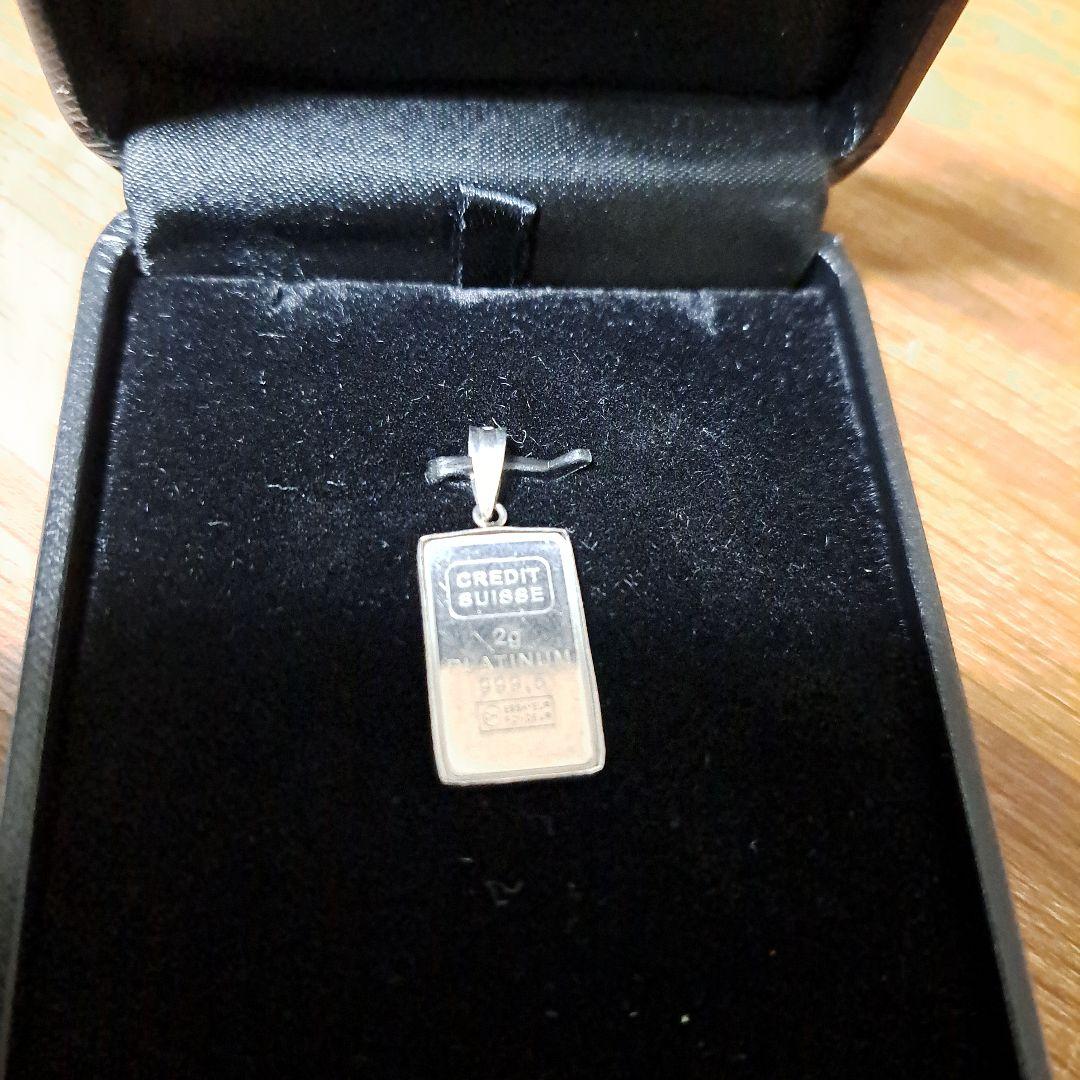 Credit Suisse プラチナペンダントトップ　999.5
