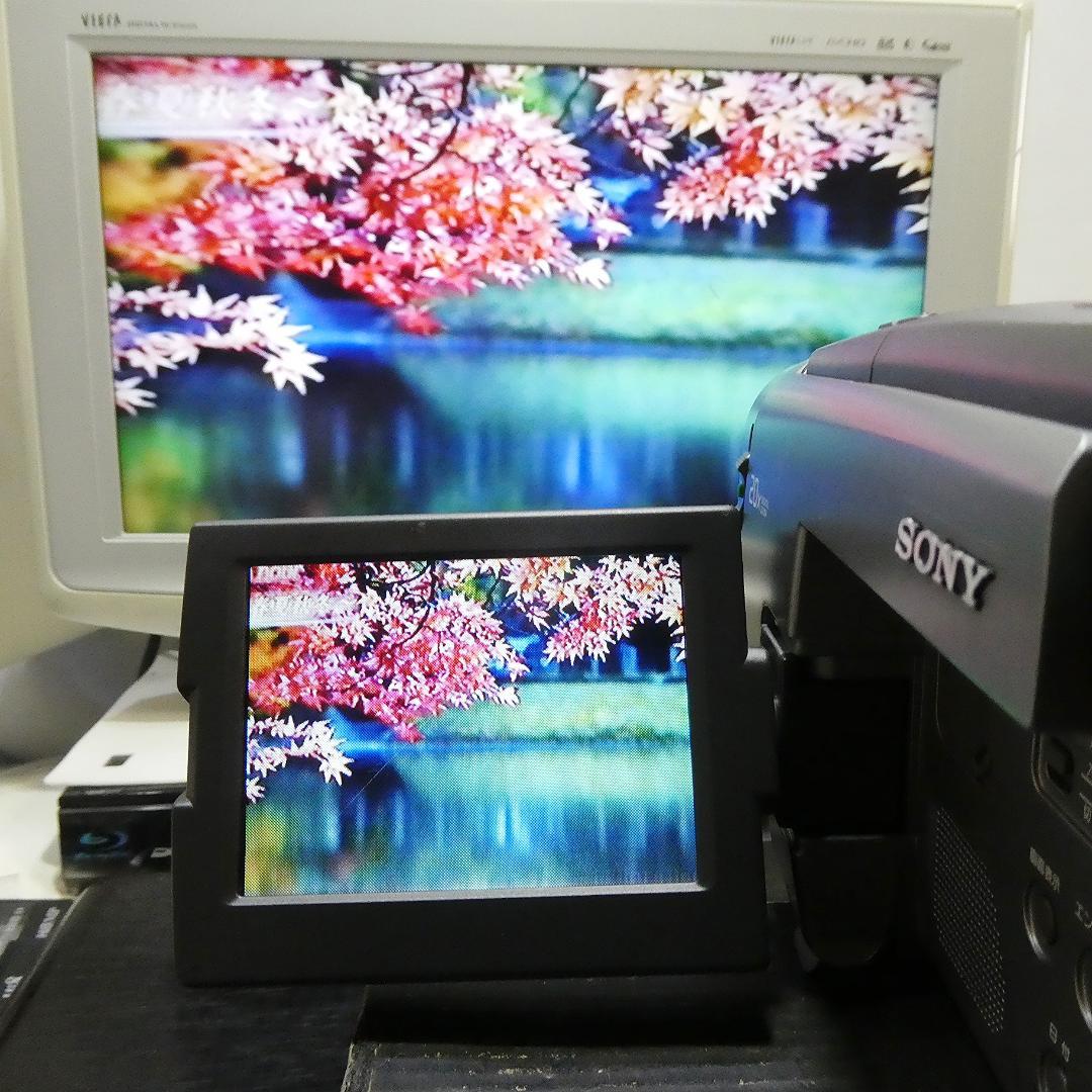 動作良好 Hi8ソニー CCD-TRV90 8ミリビデオカメラ DVD化に最適