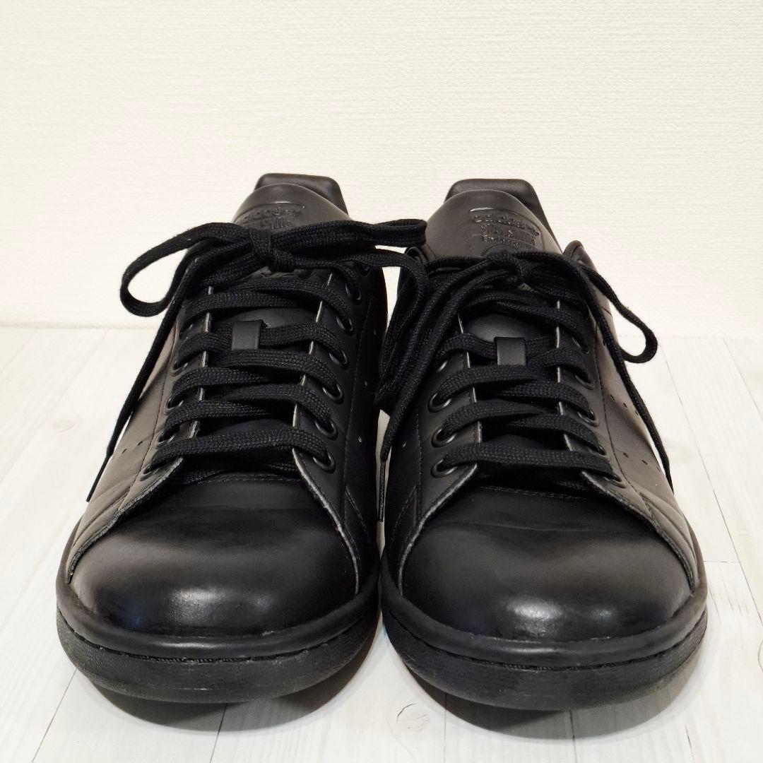 ○美品○アディダス スタンスミス 27cm レザー スニーカー adidas 黒