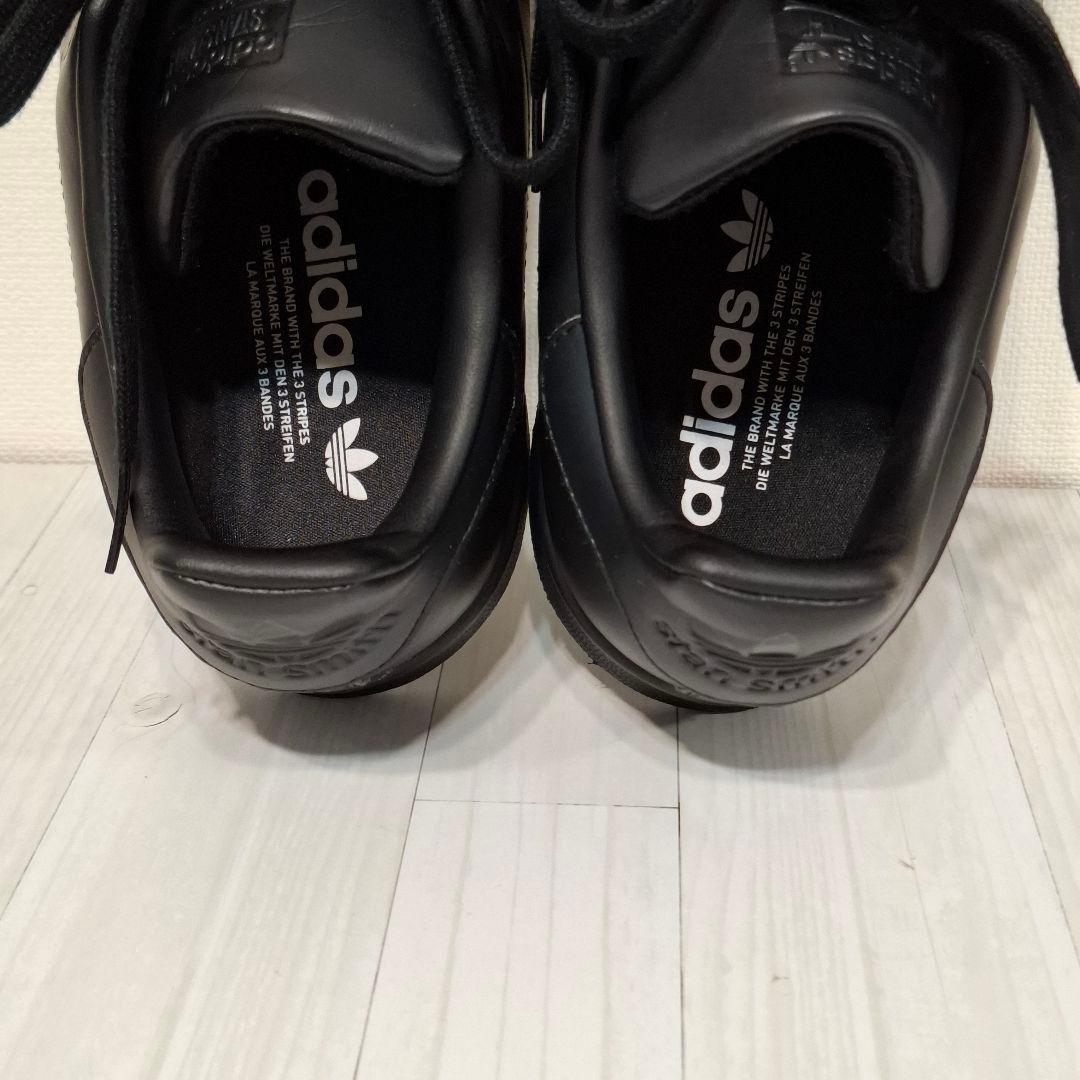 ○美品○アディダス スタンスミス 27cm レザー スニーカー adidas 黒