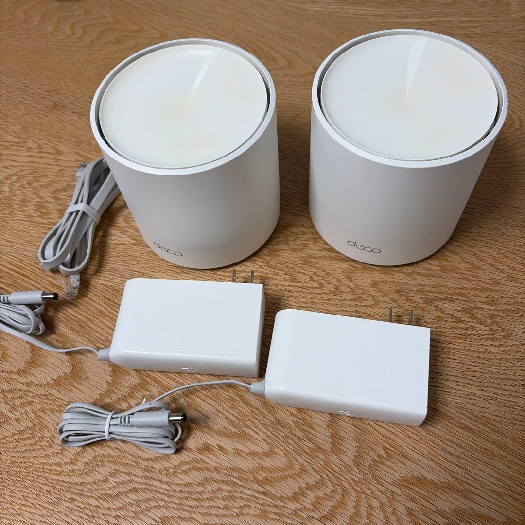 TP-Link AX3000 Deco X50メッシュWi-Fiシステム 2台
