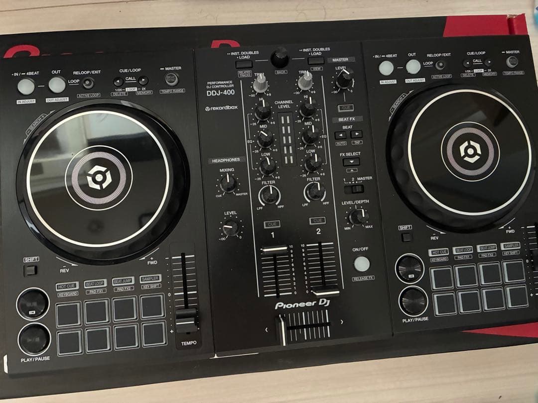 Pioneer DJ DDJ-400 DJコントローラー pcスタンドつき