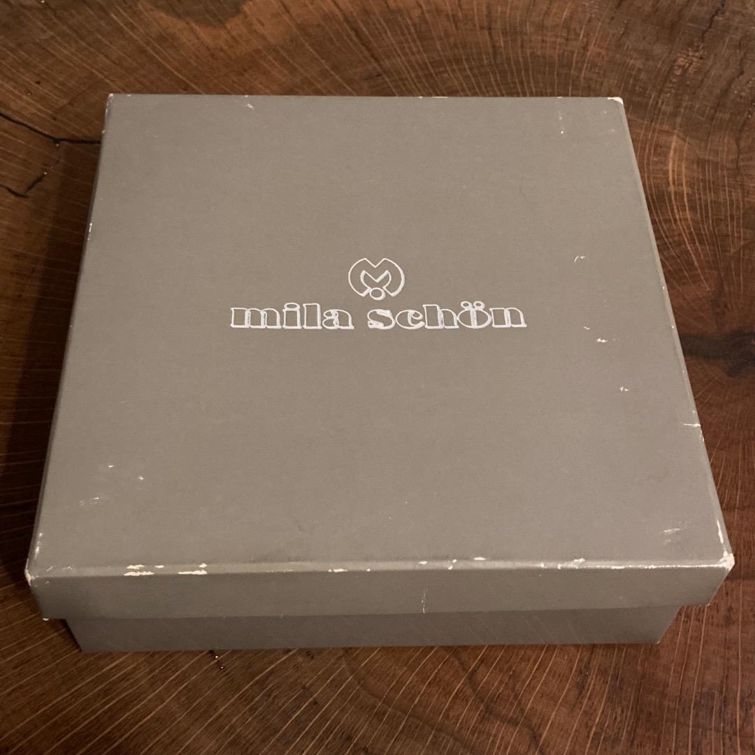 未使用タグ付き mila schon シルバー925 バックル 革ベルト