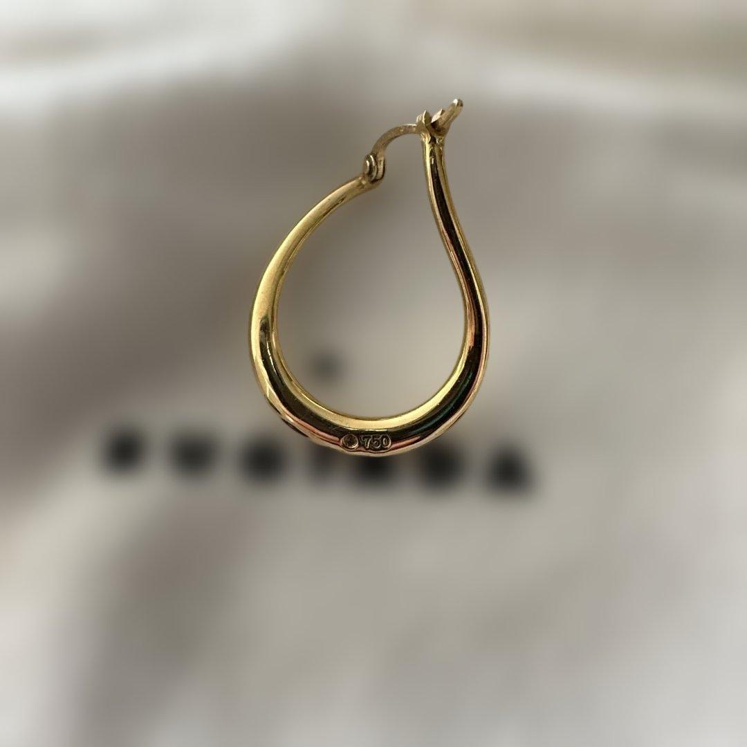 ルジアダ K18 フープピアス（大きいほうのサイズ）片耳用