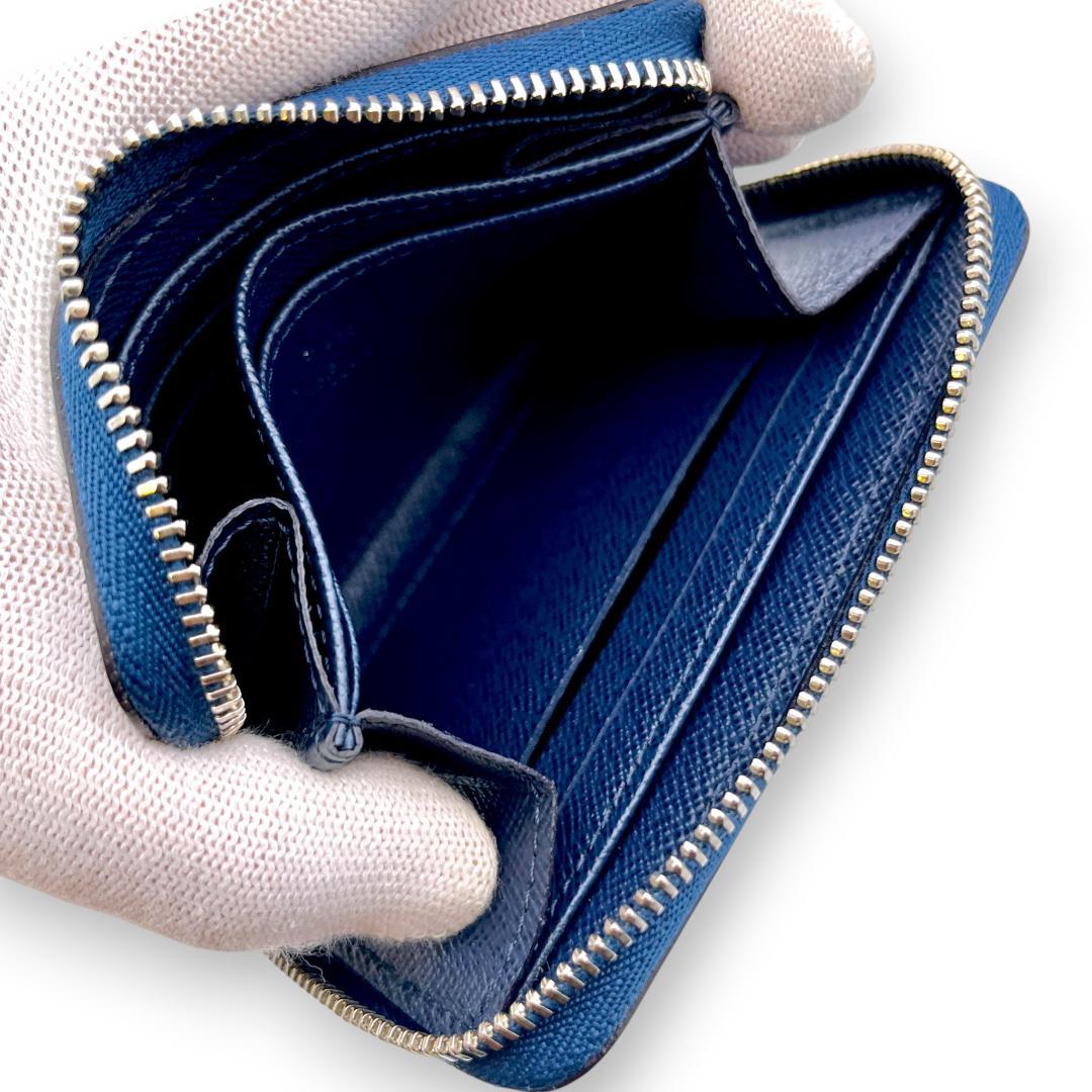 ルイヴィトン 小銭入 ジッピーパース ケース エピ アンディゴブルー