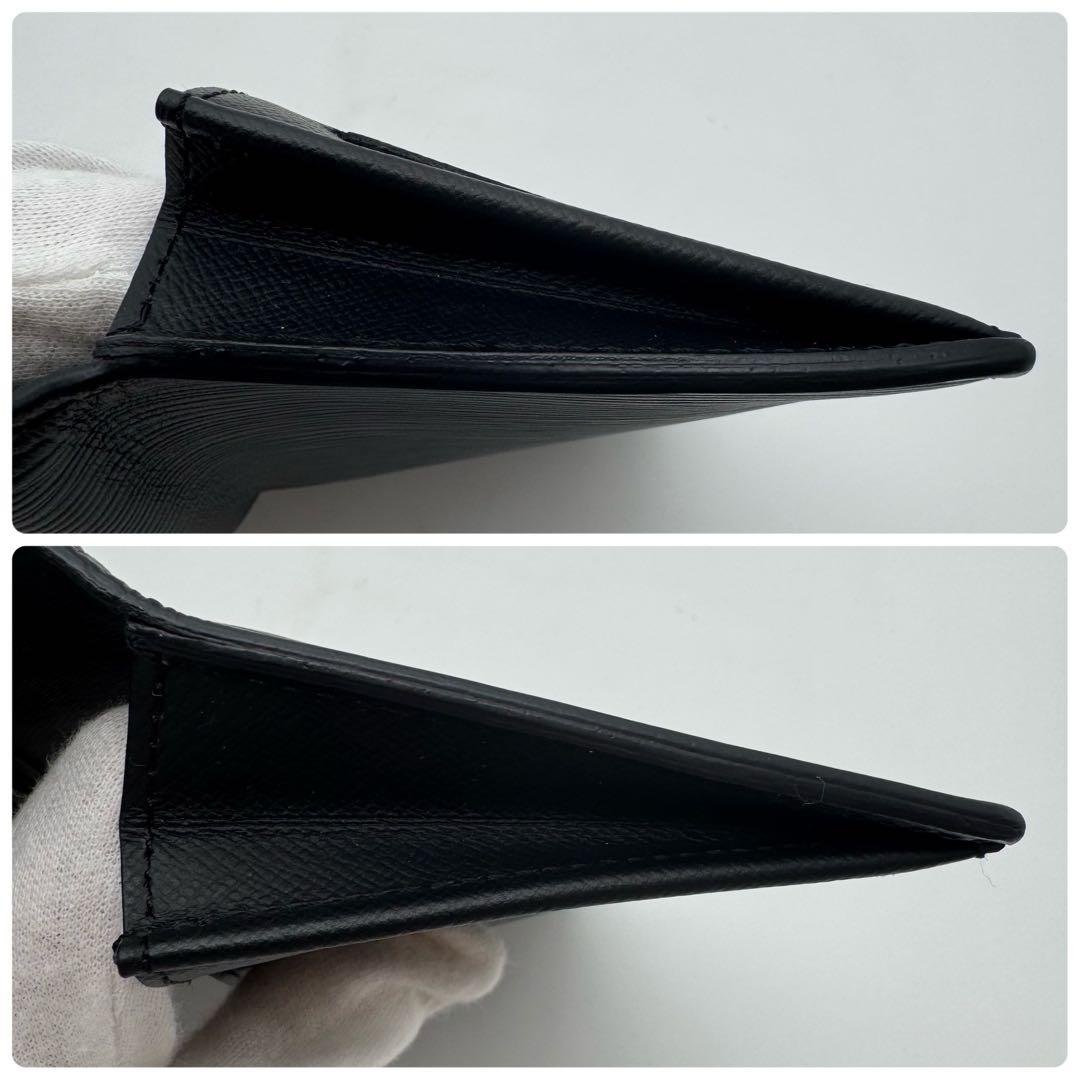 【新型・極上美品】ルイヴィトン　ブラザ　タイガ　カード16枚　長財布　黒　メンズ