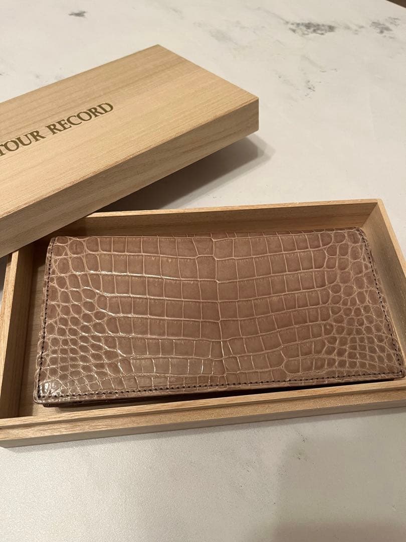 ⚠️きよたか⚠️クロコダイルレザー 長財布