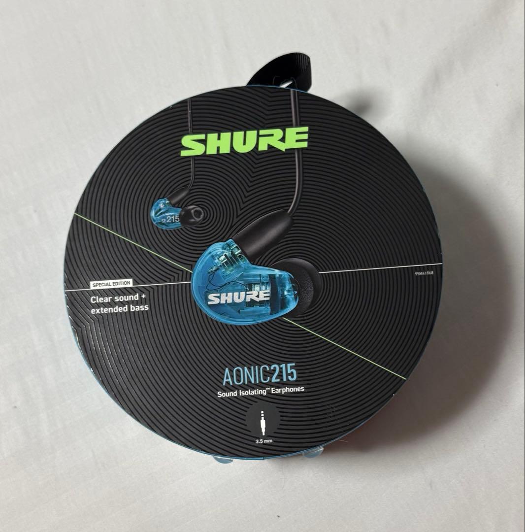 SHURE AONIC215有線イヤホン マイク付き