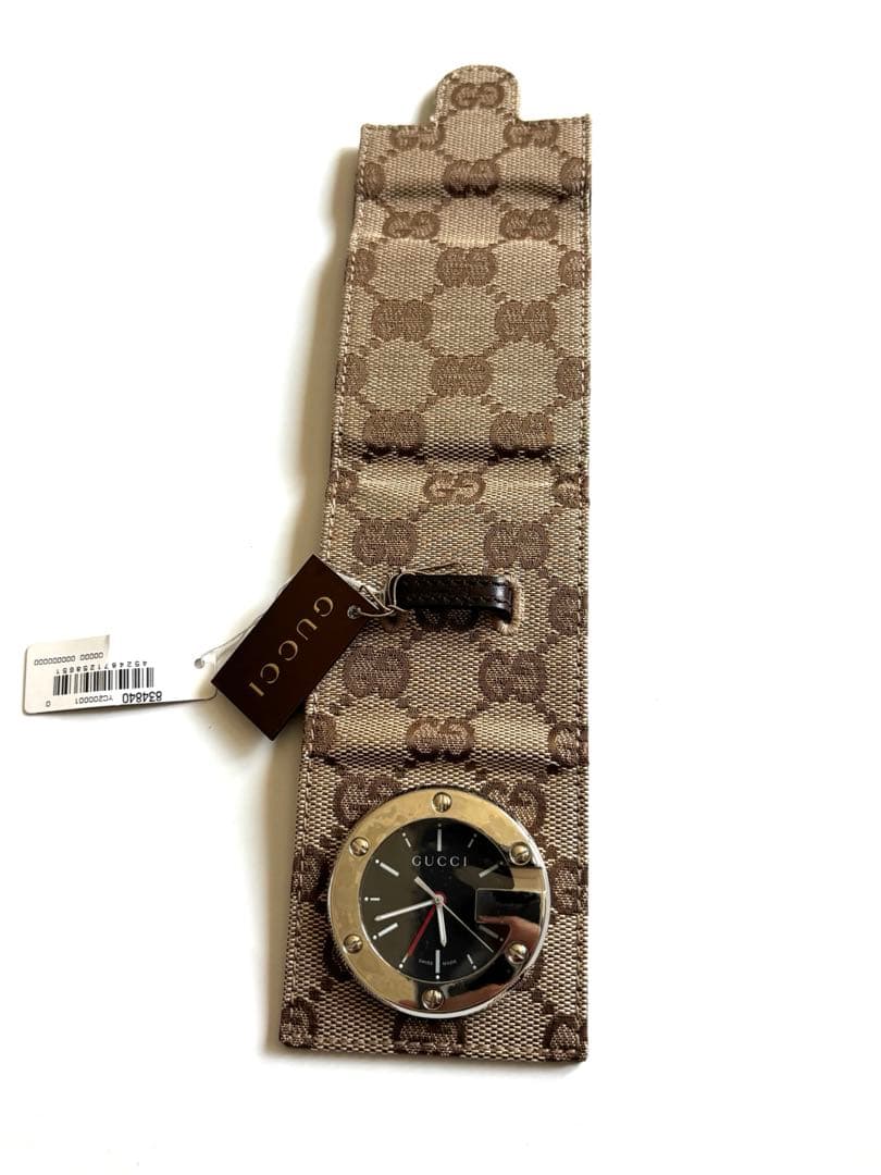 【未使用品】GUCCI グッチ トラベルクロック 置時計 200 電池切れ
