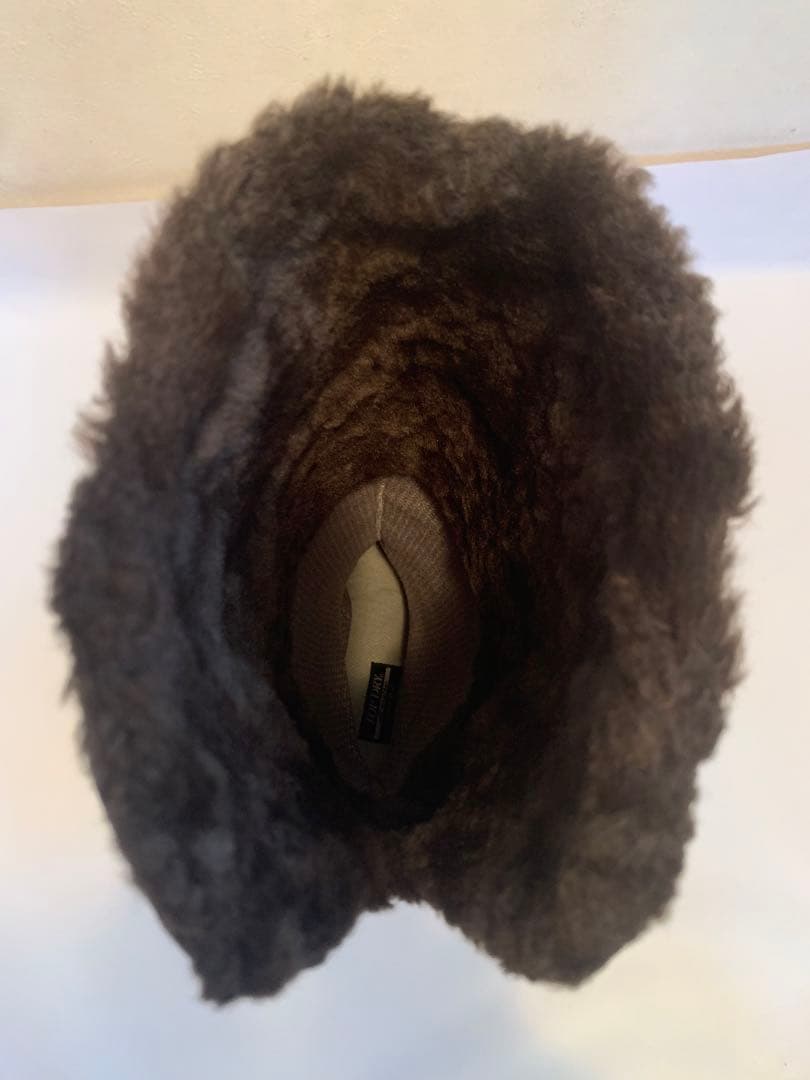 【新品未使用】TOP DRY ダークブラウン ファー付きロングブーツ