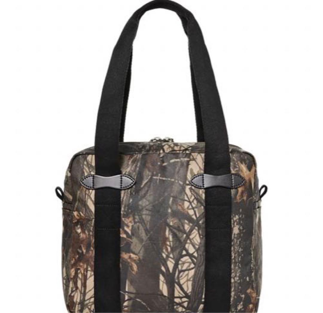 フィルソン ティン クロス トート バッグ + ジッパー Hardwoods