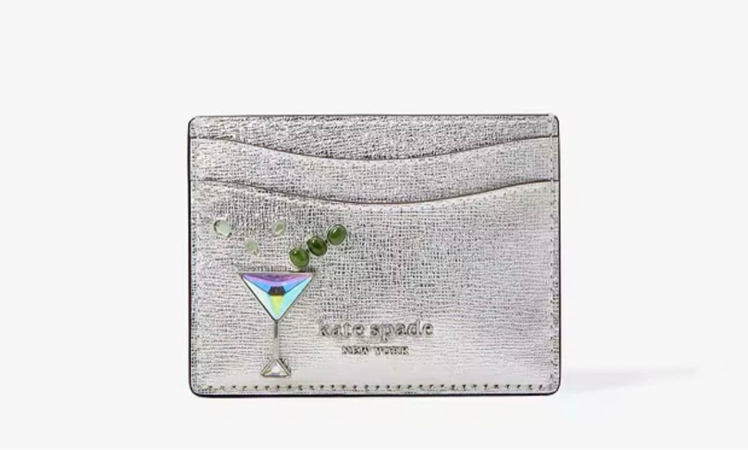 【杏】ケイトスペード カードケース カクテル