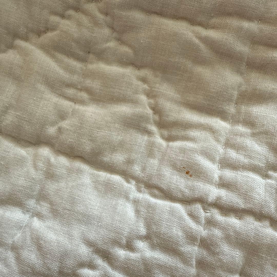 アンティークキルト パステルフラワーが可愛いナインパッチ クリブキルト