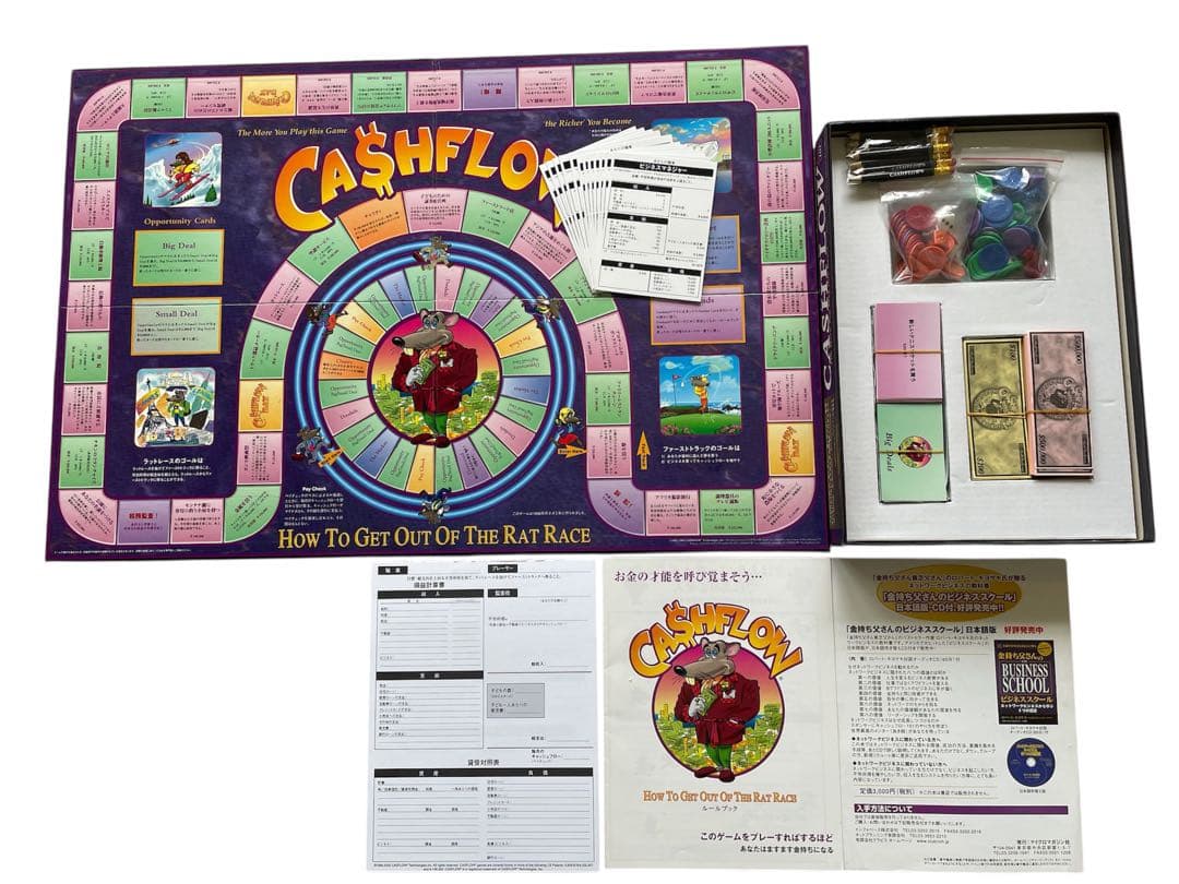 キャッシュフロー101CASHFLOWボードゲーム日本語版金持ち父さん貧乏父さん