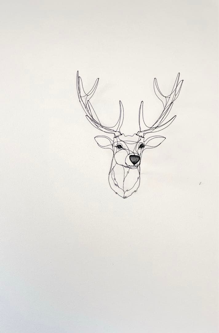 ◇ぉるヵ◇ワイヤーアート　雄鹿
