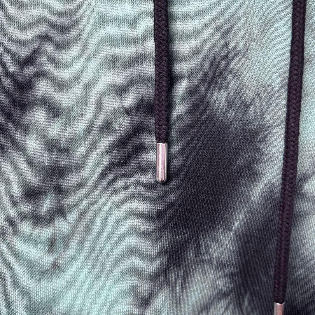 22AW ドリスヴァンノッテン タイダイ染め プルオーバー パーカー グリーン