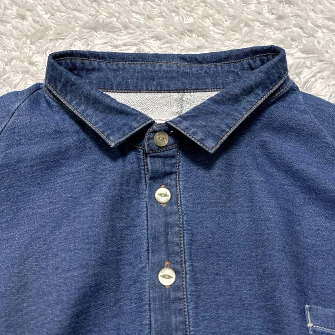 完売品✨ ネイタルデザイン DENIM SWEAT POLO B.I.G M