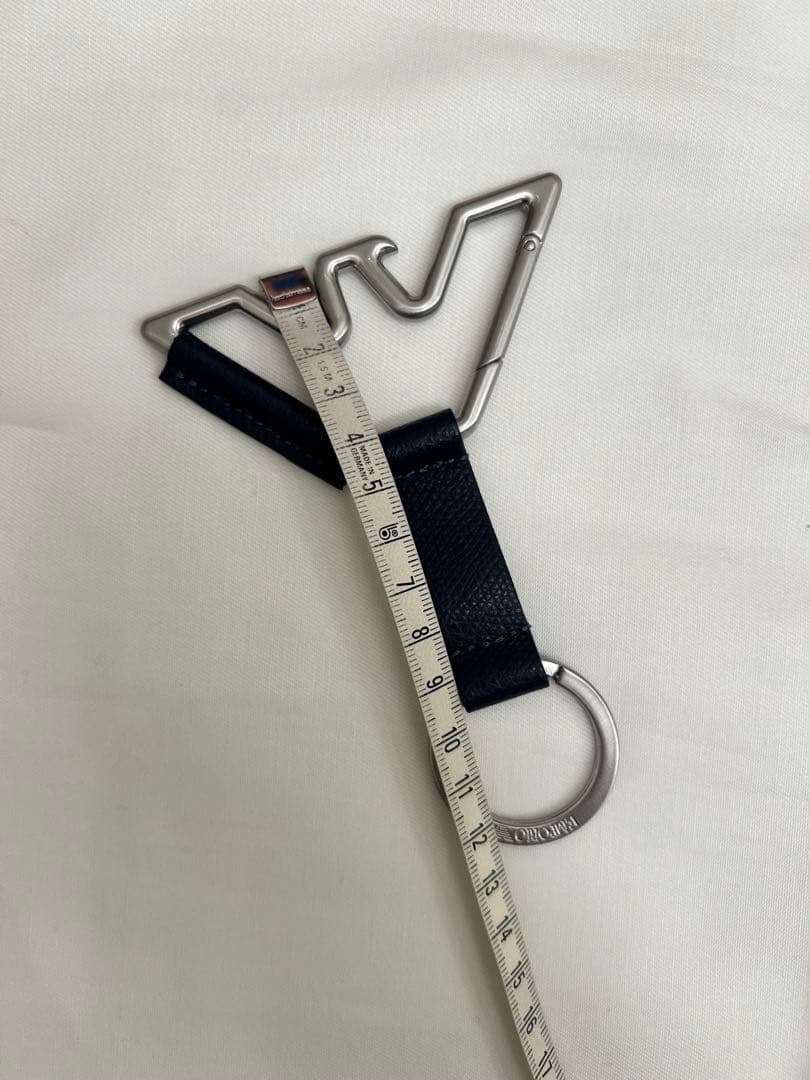 エンポリオ　アルマーニ　キーリング　キーチェーン　ネイビー