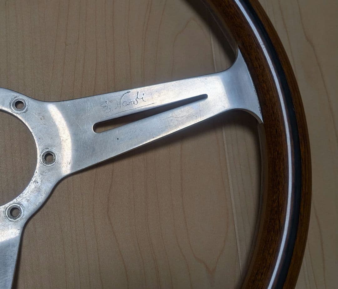 NARDI　クラッシックウッドステアリング　当時物