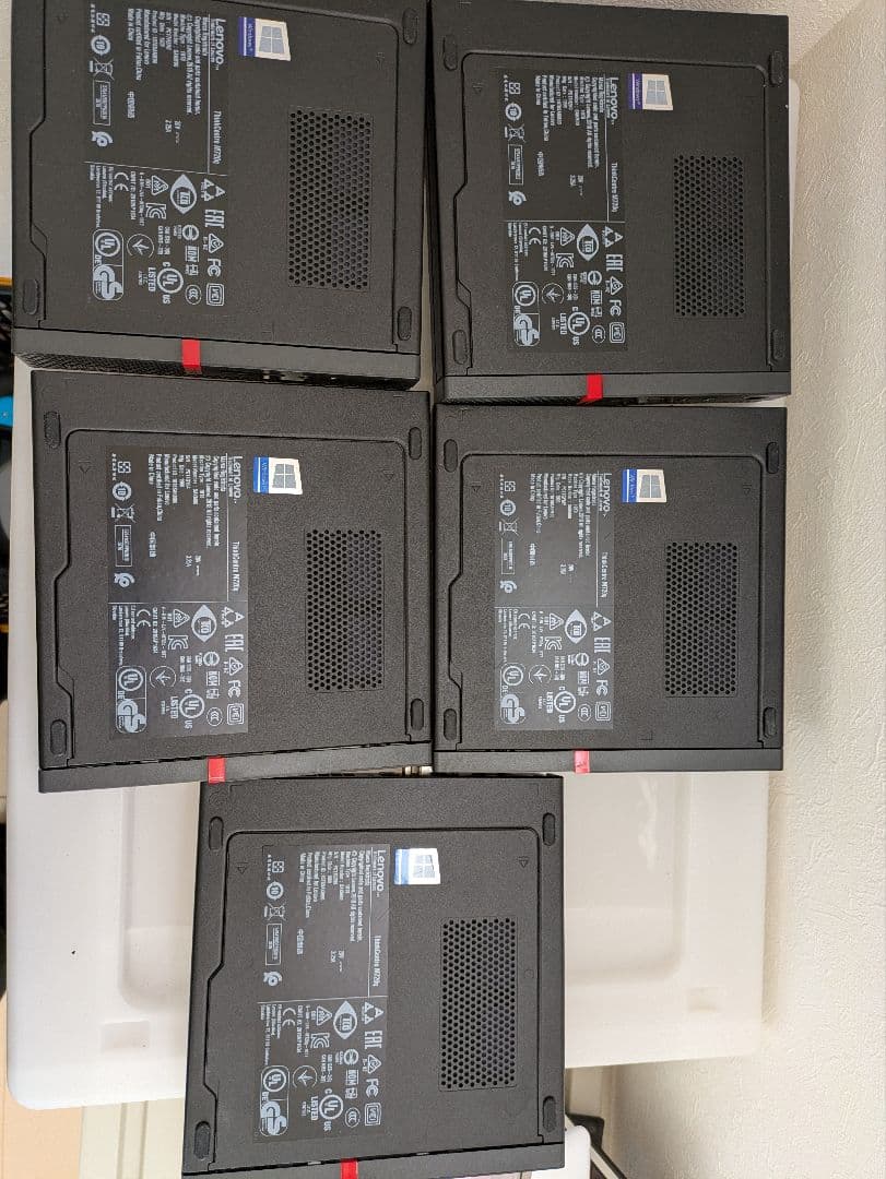 Lenovo ThinkCentre M720q i5-8400T 8GB 5台