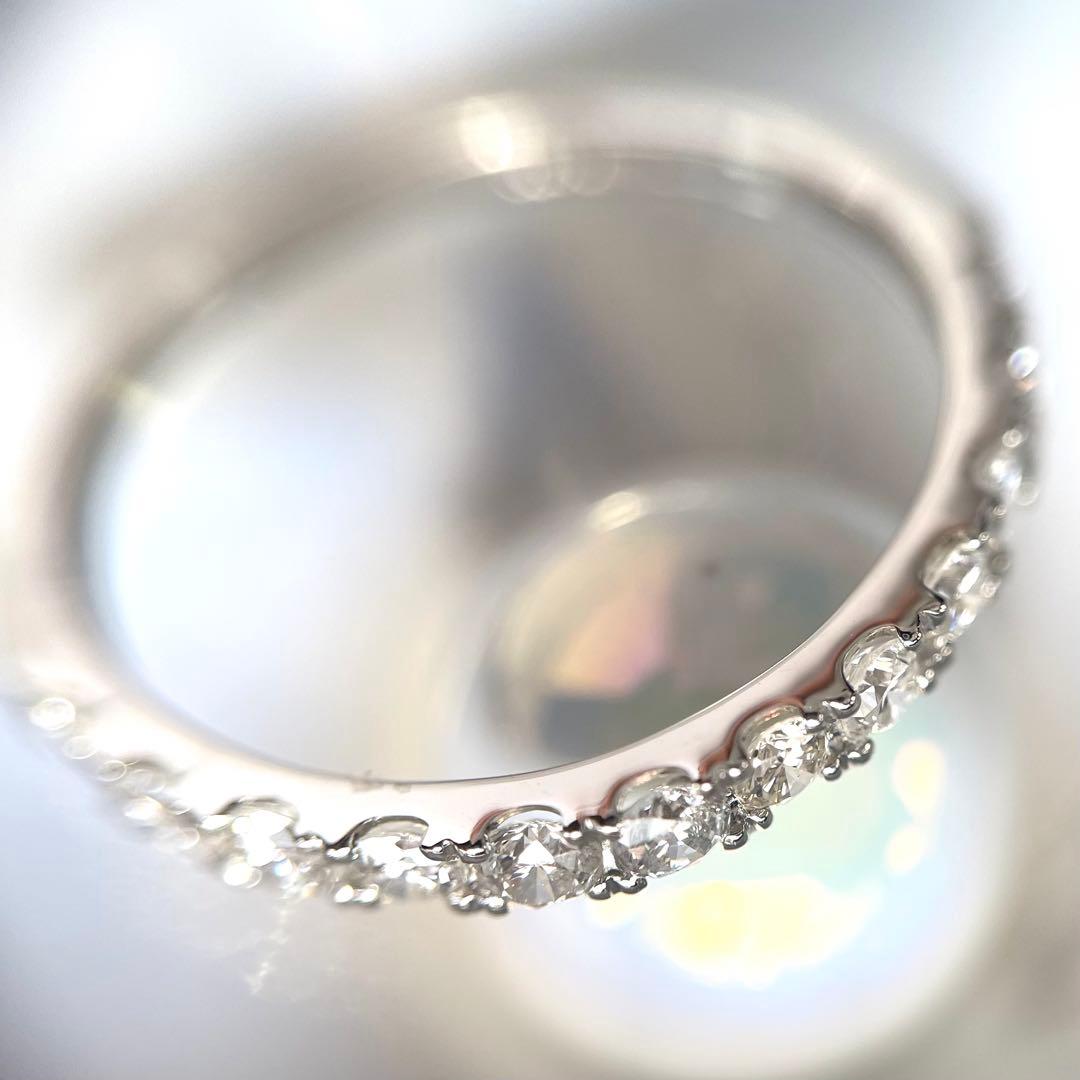良質天然ダイヤモンド　0.50ct PT950 エタニティリング