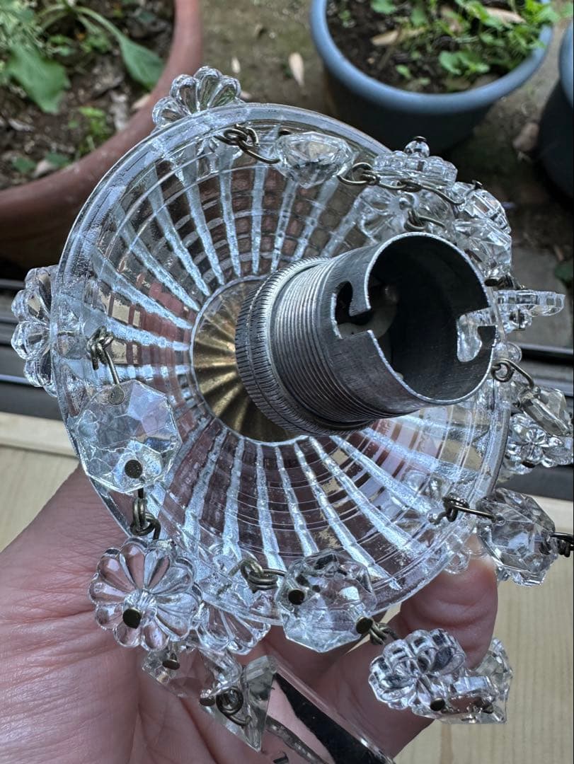 ＊cielページになります＊ スペアドロップ6個が付いたミニシャンデリア＊