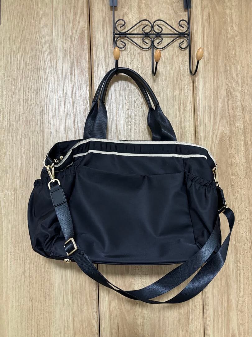 TOCCA デュアルリボンナイロン トートバッグ L