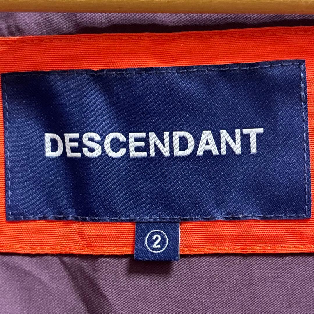 美品　DESCENDANT ナイロンジャケット オレンジ　秋冬コーデ