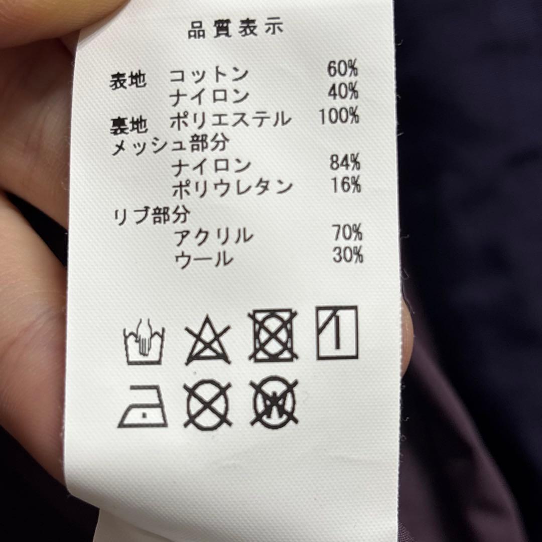 美品　DESCENDANT ナイロンジャケット オレンジ　秋冬コーデ