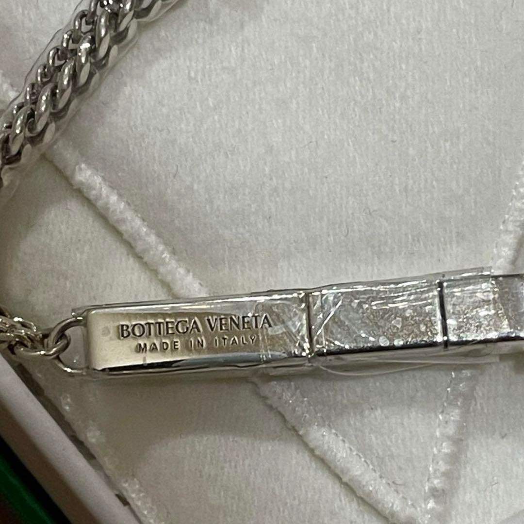 りか925シルバーBOTTEGA VENETA ダブルチェーンブレスレット