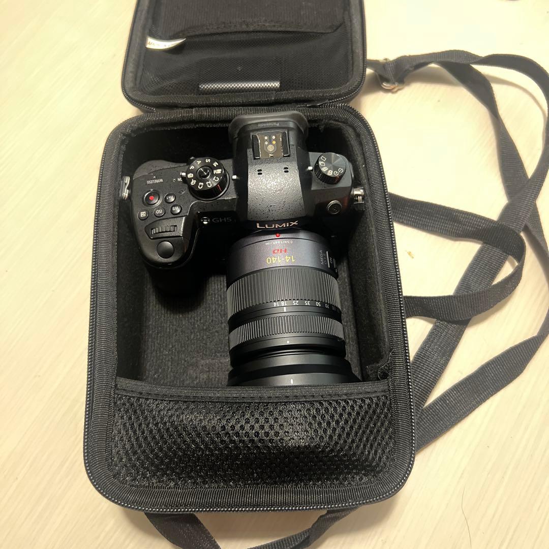 【カメラ】GH5 + 14-140mm 手ブレ補正 高倍率ズーム 動画向けセット