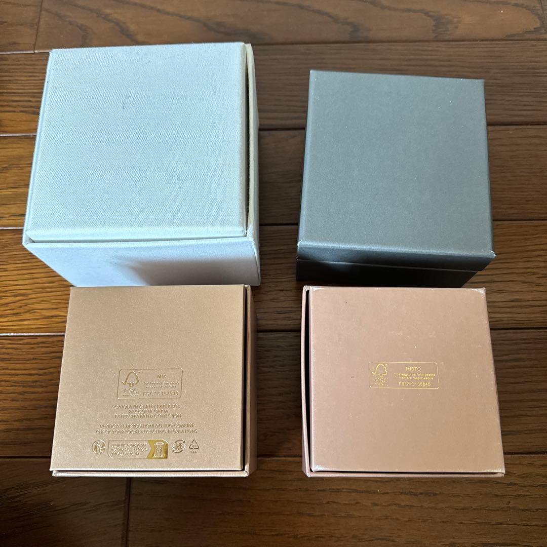 【ジュエリーBOX4点まとめ】ポメラート、ブシュロン他ジュエリーケース ボックス