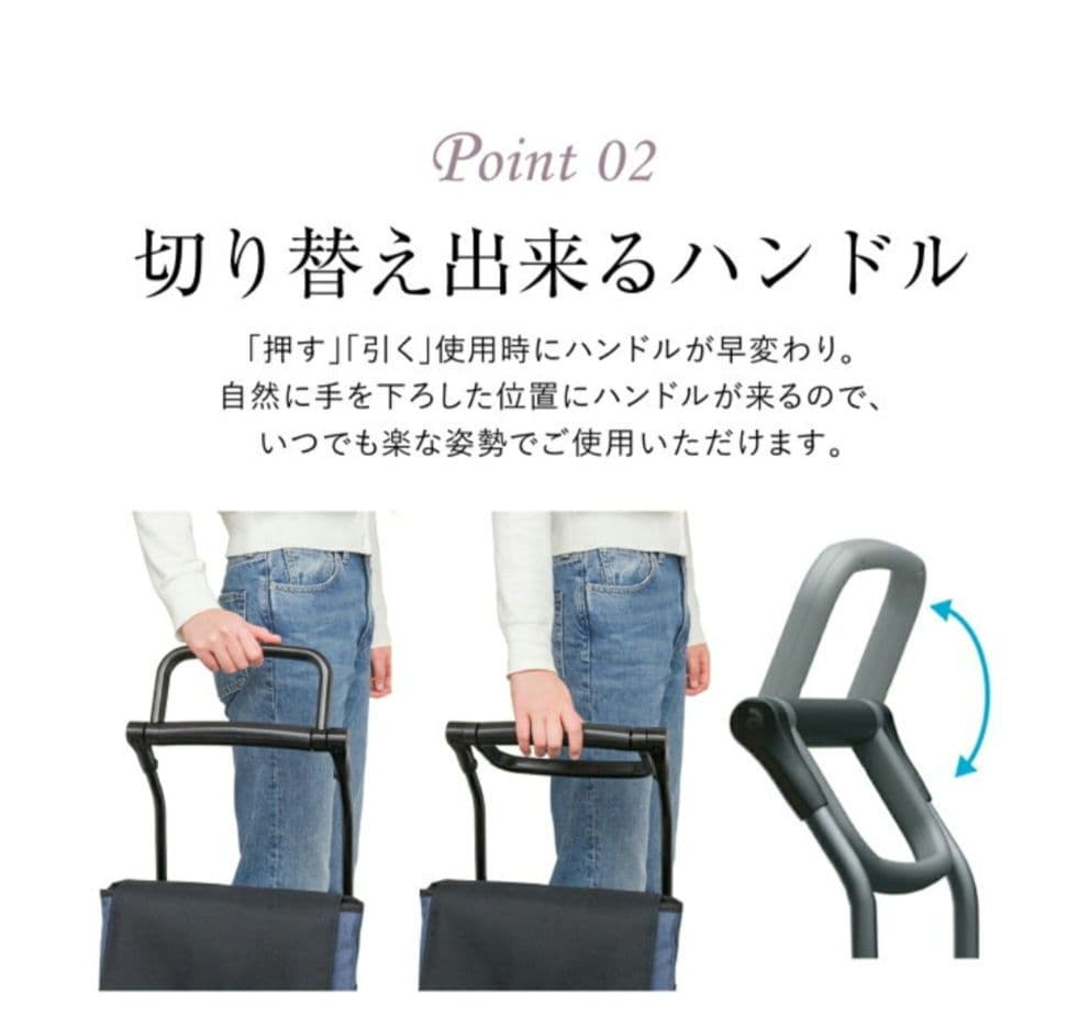 【新品未使用品】GRANMARIE ショッピングカート GM-124 ドット柄