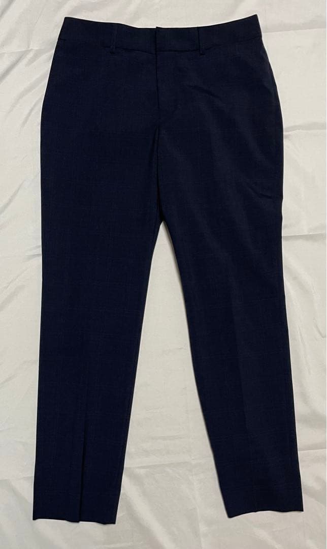 値下げ！AOKI 上9号下7号 ネイビー 洗える パンツスーツ上下セット