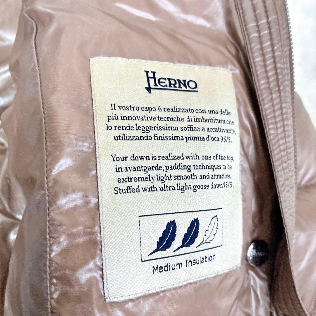 HERNO ヘルノ　ダウンコート　グースダウン　L