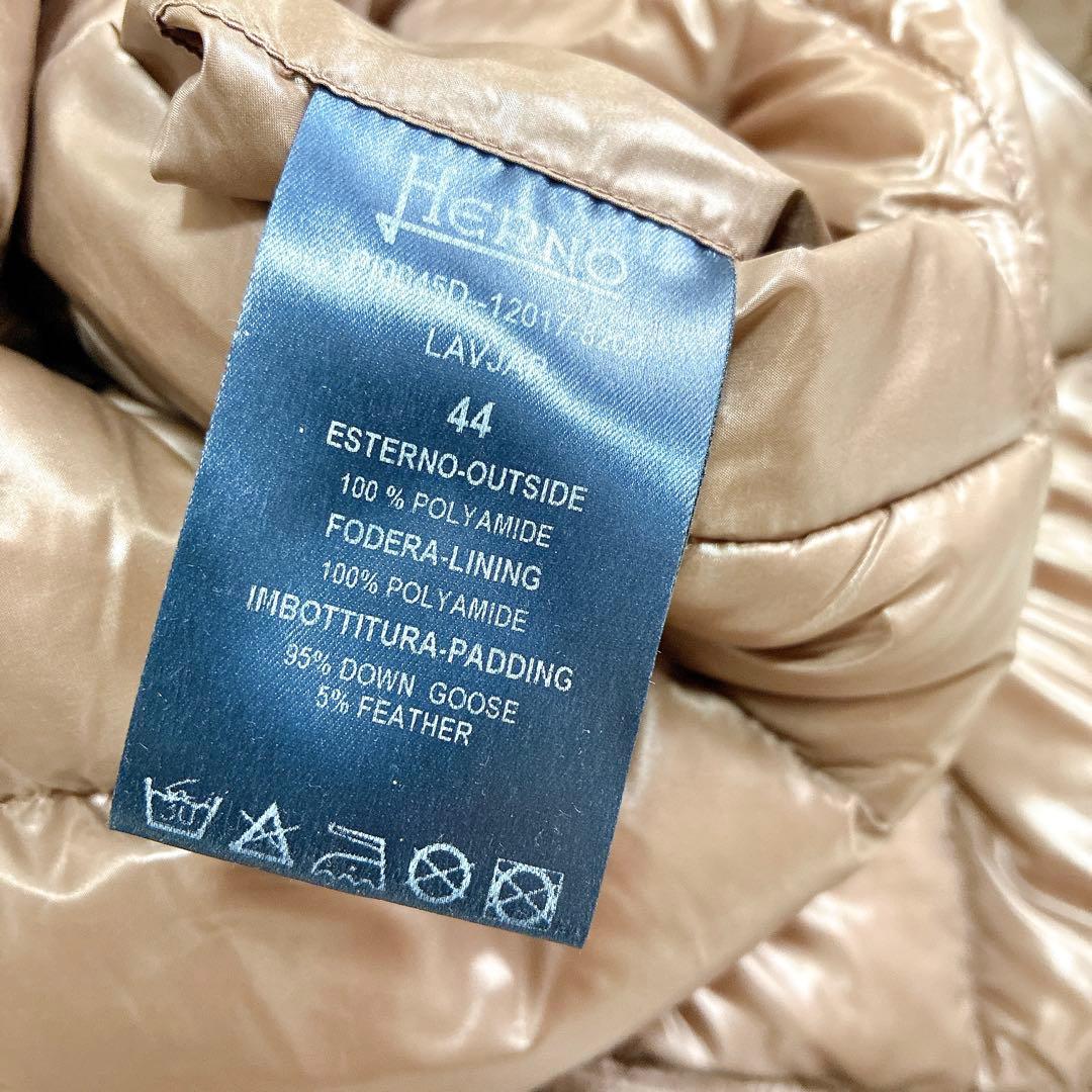 HERNO ヘルノ　ダウンコート　グースダウン　L