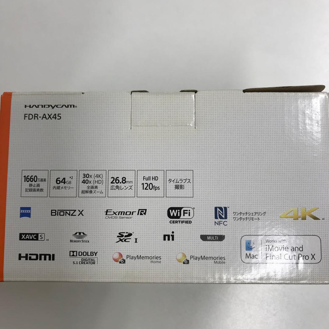 SONY 4Kビデオカメラ 本体【未使用品】