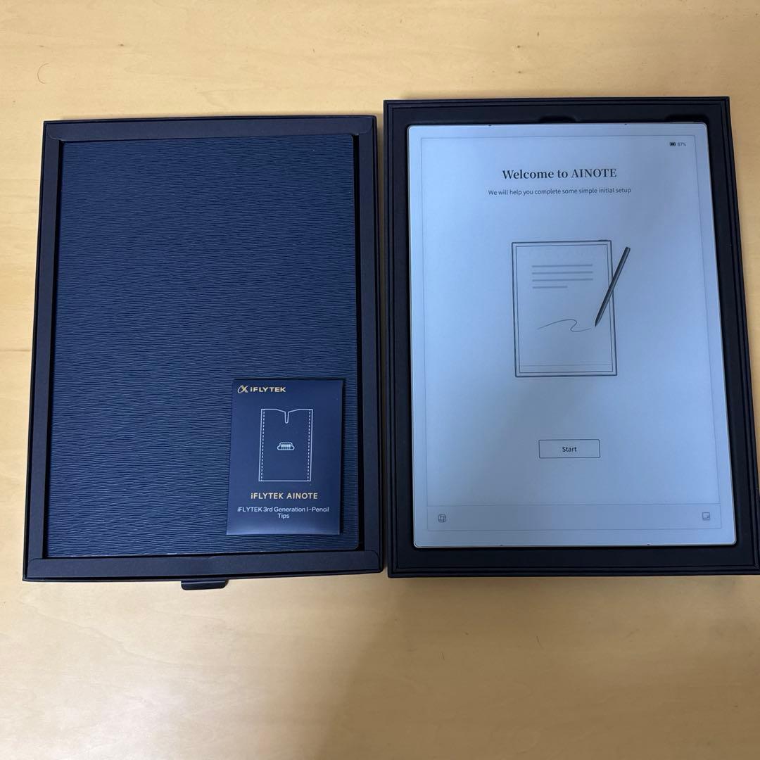 土日限定　iFLYTEK AINOTE2 純正カバー&追加替え芯付き