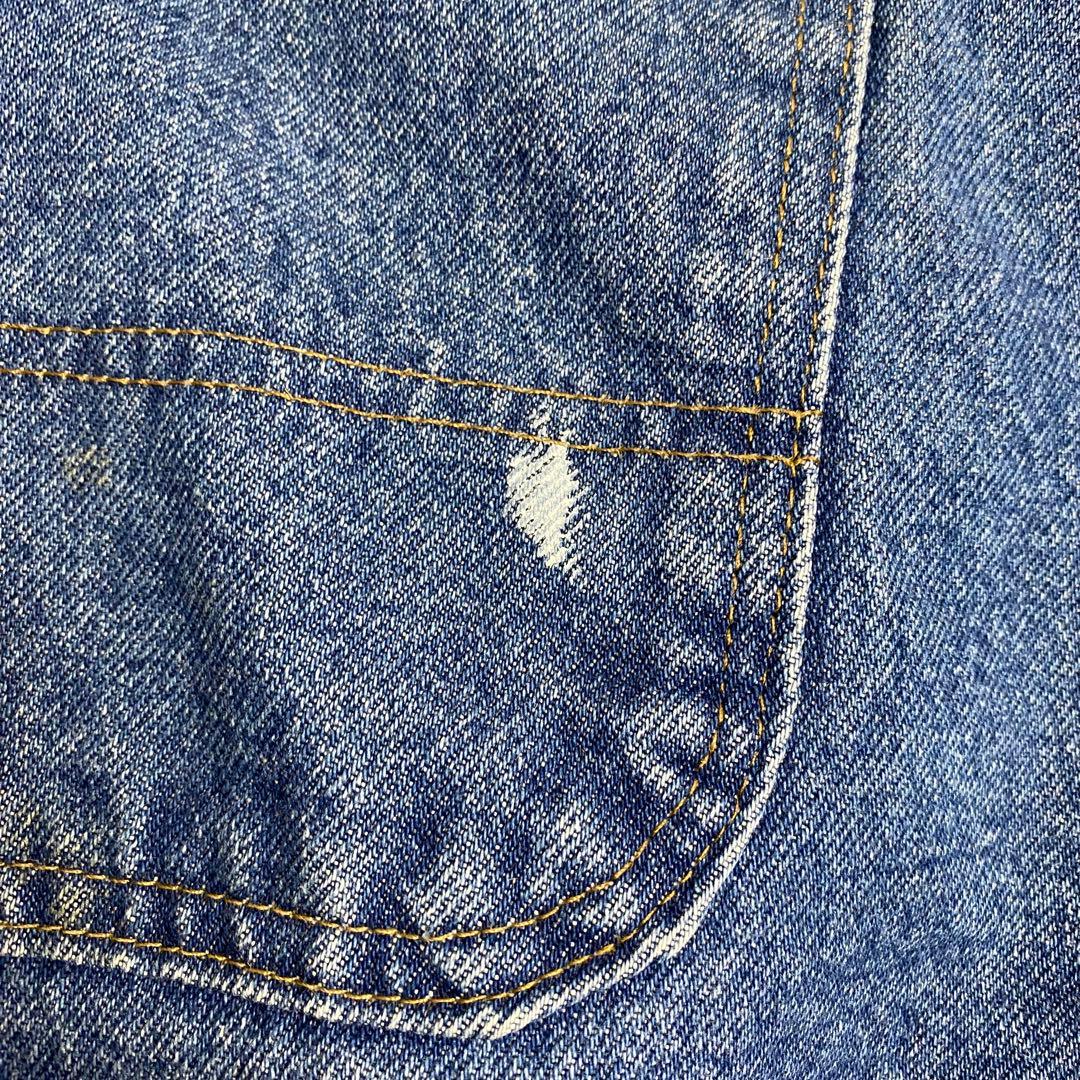 カーハート☆デニムパンツ ダブルニー バギー w44 古着 メキシコ製 hw1