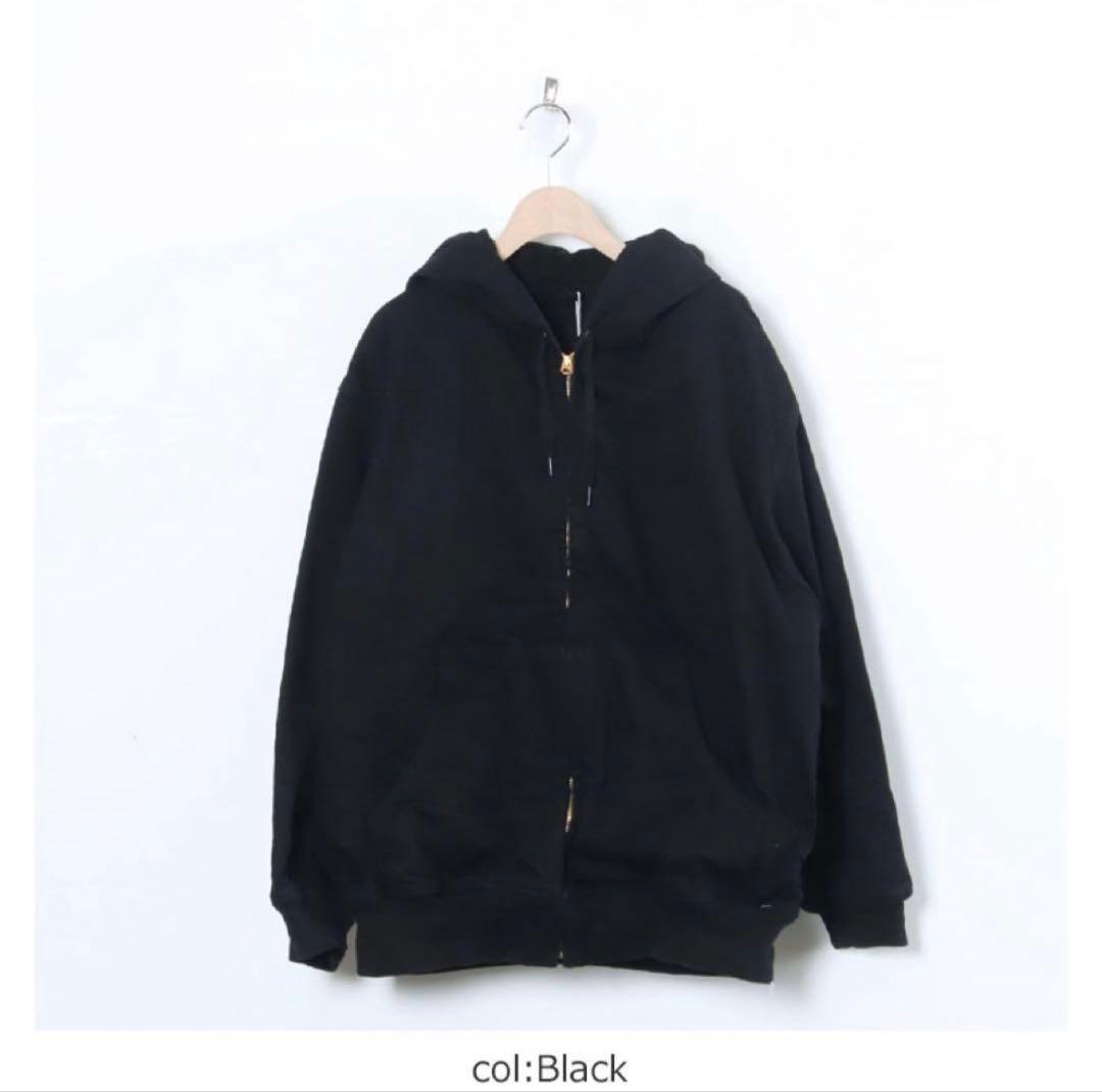 ジャケット・アウター COMOLI 25AW BLACK DENIM ZIP PARKA