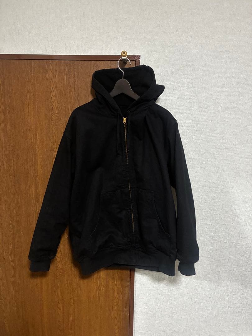 ジャケット・アウター COMOLI 25AW BLACK DENIM ZIP PARKA
