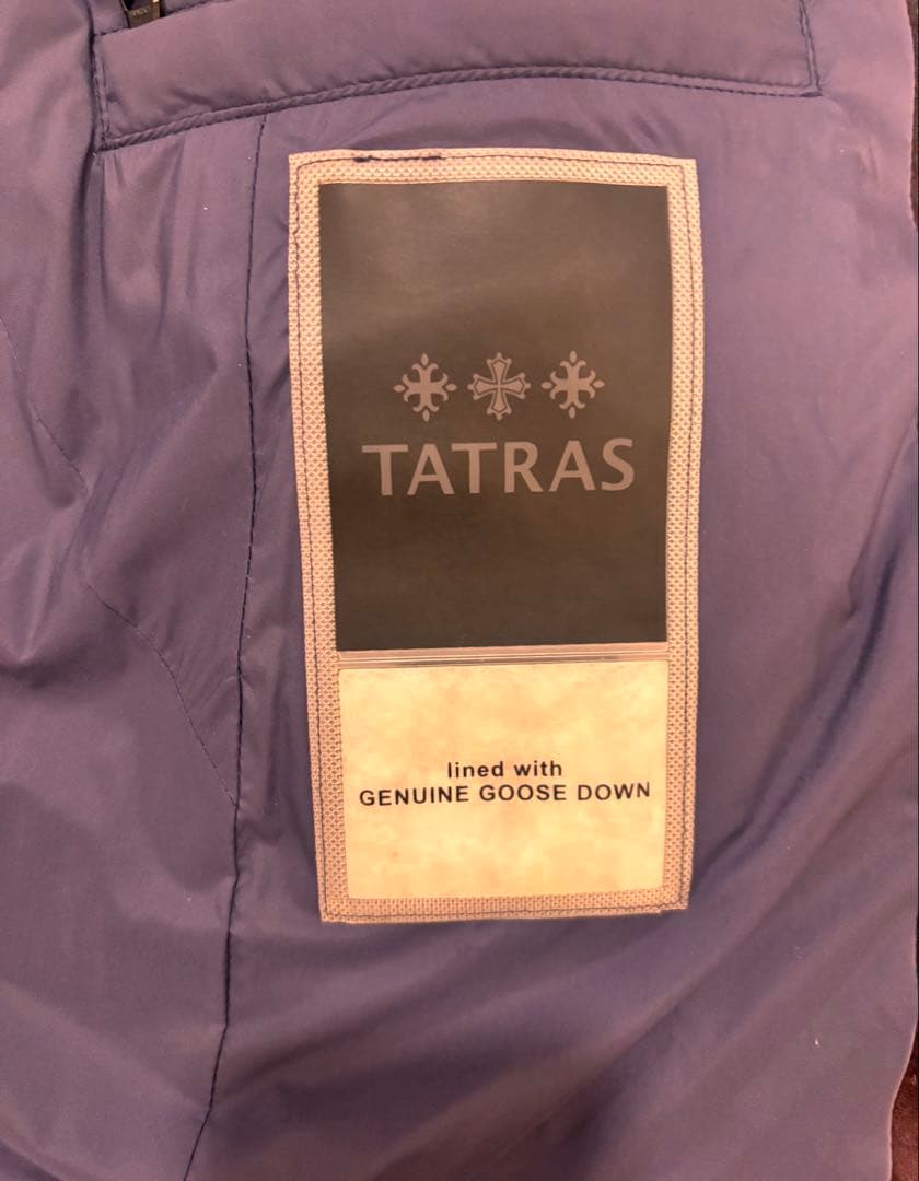 極美品　タトラス ダウンコート ポリテアマ トゥモローランド別注 紺 M