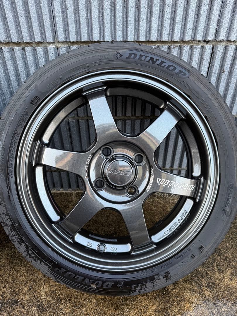 RAYS TE37 SONIC 15インチ タイヤホイール4本セット