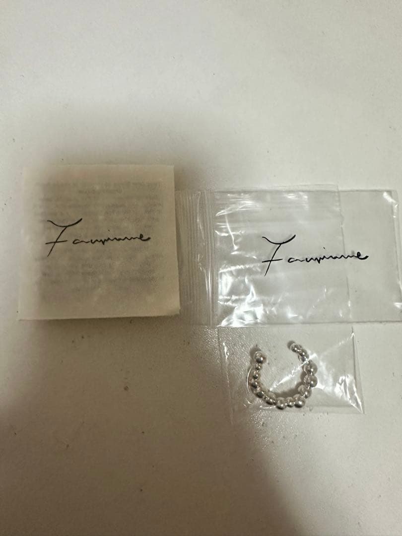 アクセサリー Silver925 fauvirame / Waterdrops Ring