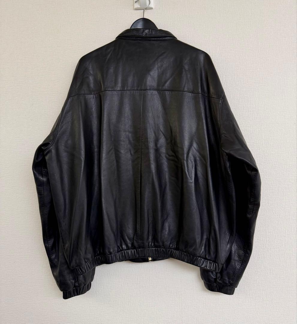 スペシャル ポニー無 90s ラルフローレン レザー ジャケット XL ブラック