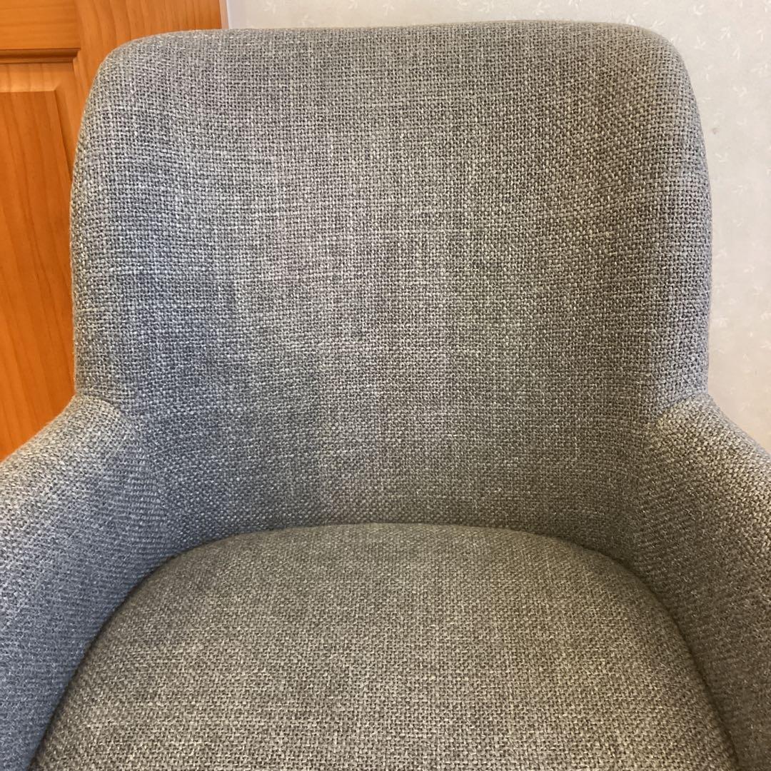 美品 IDEE リエーヴル アーム チェア グレー　無印良品